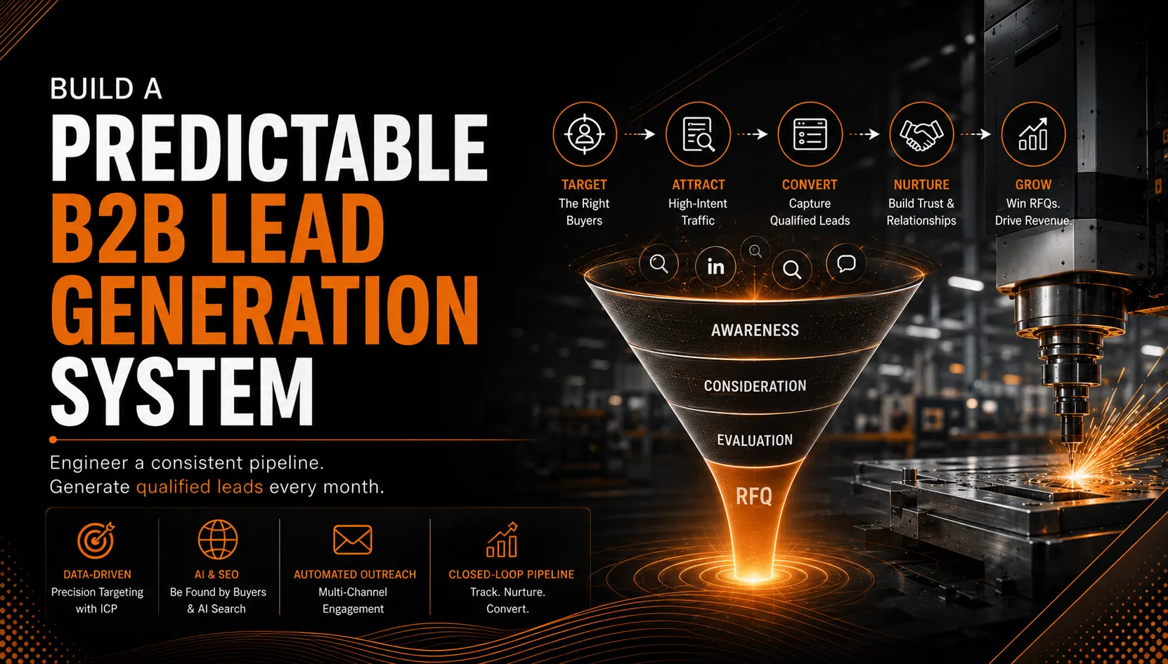 How to Build a Predictable Lead Generation System in Manufacturing